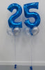 Pick An Age Blue Numbers Birthday Confetti Balloons Bouquet