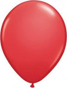 11 inch Qualatex Red Latex Balloons with Helium and Hi Float
