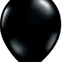 11 INCH Qualatex Onyx Black Latex Balloons NOT INFLATED