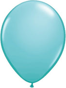 11 inch Qualatex Caribbean Blue Latex Balloons NOT INFLATED