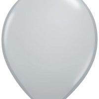 Qualatex 11 inch Gray Latex Balloons NOT INFLATED