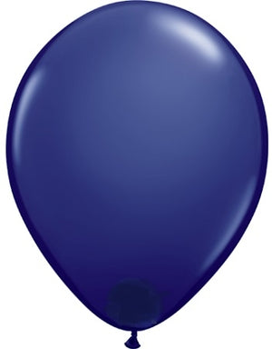 11 inch Qualatex  Navy Latex Balloons NOT INFLATED
