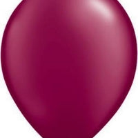 11 inch Qualatex Pearl Burgundy Latex Balloons NOT INFLATED