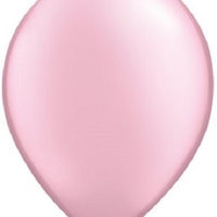 11 inch Qualatex Pearl Pink Latex Balloons NOT INFLATED