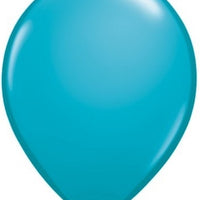 11 inch Qualatex Tropical Teal Latex Balloons NOT INFLATED