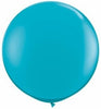 36 inch Round Robin Egg Blue Balloon with Helium and Weight