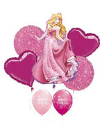 Disney Princess Sleeping Beauty Aurora Happy Birthday Balloon Bouquet