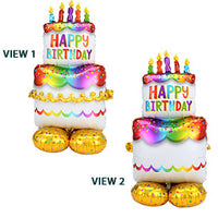 53 inch Birthday Cake AirLoonz Balloon AIR FILLED ONLY