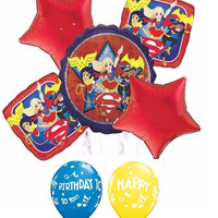 DC Super Hero Girls Happy Birthday Balloons Bouquet