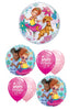 Disney Fancy Nancy Happy Birthday Balloon Bouquet with Helium Weight