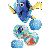 Finding Dory Bubble Birthday Balloon Bouquet