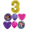 Encanto Birthday Hearts Pick An Age Gold Number Balloons Bouquet