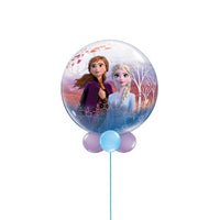 Frozen 2 Bubble Balloon Centerpiece with Helium and Weight