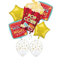 Hollywood Movie Night Popcorn Balloon Bouquet