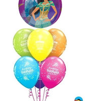 Disney Princess Jasmine Orbz Birthday Balloon Bouquet