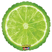 Mighty Bright Lime Balloon with Helium and Weight
