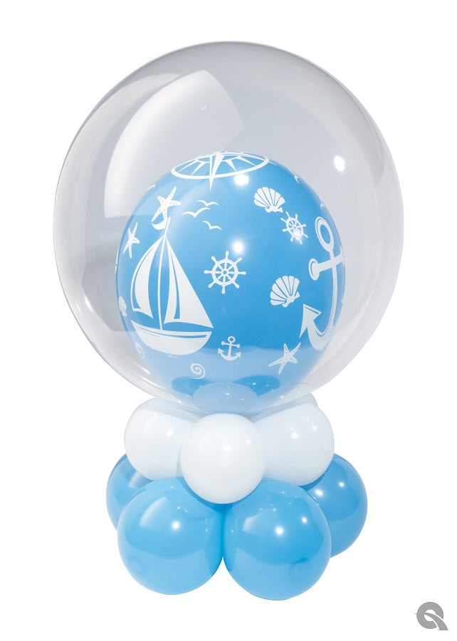 Nautical Bubbles Balloon Table Centerpiece