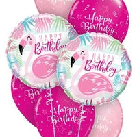 Pink Flamingo Wild Berry Birthday Balloons Bouquet