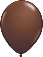 11 inch Qualatex Chocolate Brown Latex Balloons Helium and Hi Float