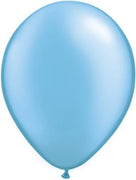 11 inch Qualatex Pearl Azure Latex Balloons with Helium a Hi Float