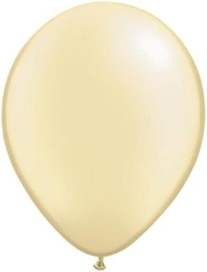 11 inch Qualatex Pearl Peach Latex Balloons with Helium and Hi Float