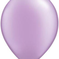 11 inch Qualatex Pearl Lavender Latex Balloons with Helium Hi Float