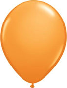 11 inch Orange Balloons with Helium and  Hi Float
