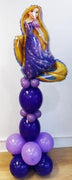 Disney Princess Rapunzel Birthday Balloons Stand Up Helium Weight