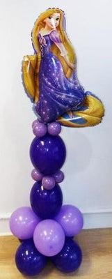Disney Princess Rapunzel Birthday Balloons Stand Up Helium Weight