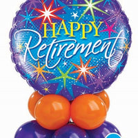 Retirement Table Balloon Centerpiece