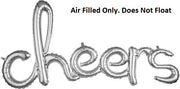 Script Silver Cheers  (Air Filled Only)