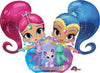 53 inch Shimmer and Shine Airwalker Balloon with Helium and Weight