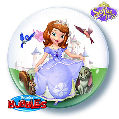 22 inch Disney Sofia The First Bubble Balloons with Helium