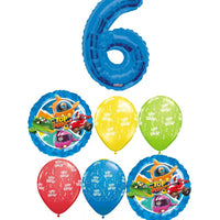 Top Wings Pick An Age Blue Number Birthday Balloons Bouquet