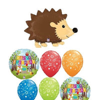 Woodland Critters Hedgehog Birthday Balloon Bouquet