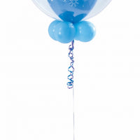 Birthday Sparkle Blue Balloon Centerpiece