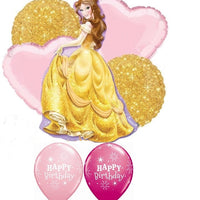 Princess Belle Happy Birthday Balloons Bouquet