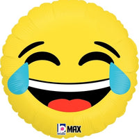 18 inch Emoji Laugh Out Loud LOL Foil Balloons