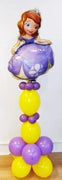 Disney Princess Sofia the First Birthday Balloons Stand Up with Helium
