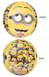 16 inch Minions Orbz Balloons Richmond by Balloon Place