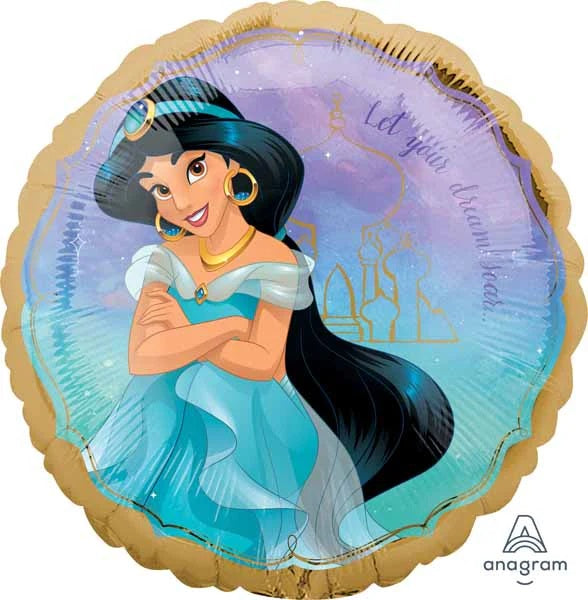 18 inch Princess Jasmine Once Upon A Time Foil Balloons Richmond Balloon Place