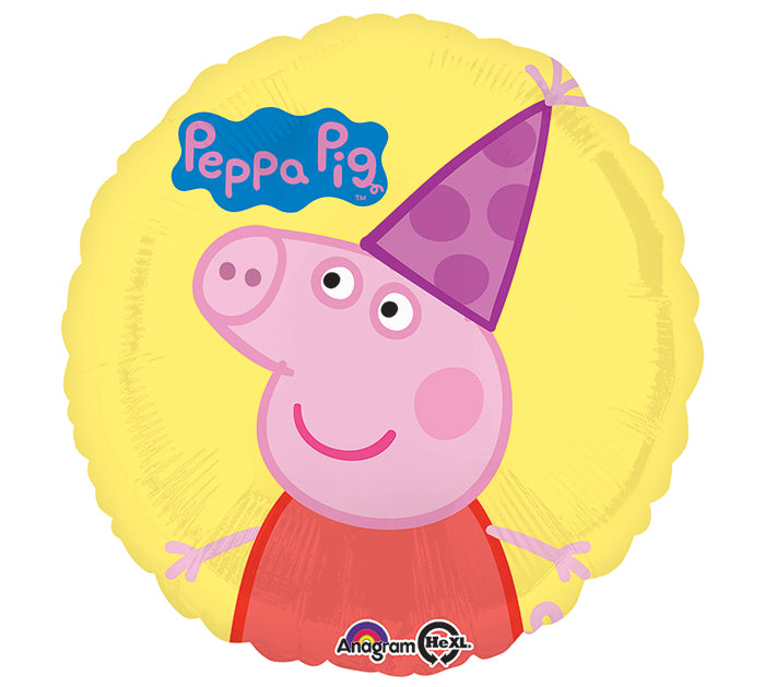 18 inch Peppa Pig Birthday Foil Balloons Richmond Balloon Place