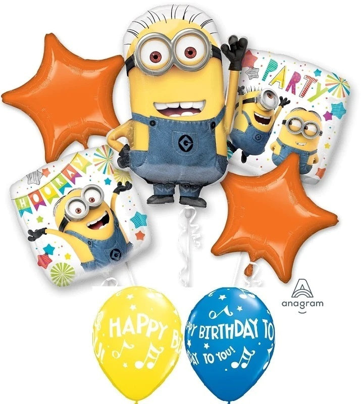 Minions Birthday Balloons Bouquet Richmond by Balloon Place