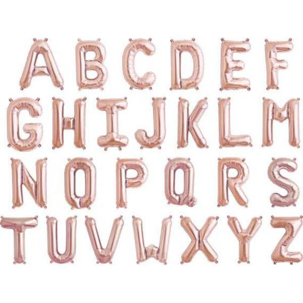 Balloon Place Rose Gold Letters Balloons Delivery Richmond $15.00