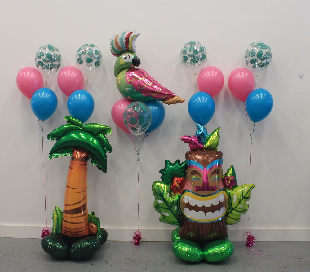 Hawaiian Luau Tropical Party Balloons