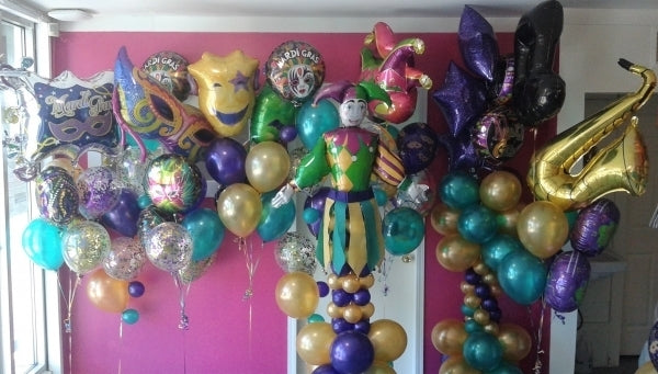 Mardi Gras Balloons Delivery Richmond $15.00 by Balloon Place