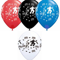 11 inch Hockey Players Balloons with Helium and Hi Float