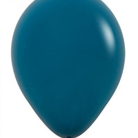 11 inch Sempertex Fashion Deep Teal Latex Balloons Helium and Hi Float