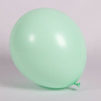 11 inch Sempertex Pastel Matte Green Balloons with Helium and Hi Float