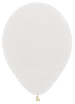 11 inch Sempertex Crystal Clear Latex Balloons with Helium Hi Float